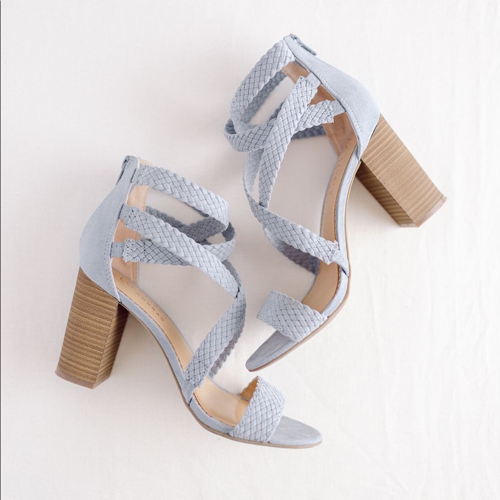 🚫SOLD🚫 LC Lauren Conrad Aventurine Strappy Heels